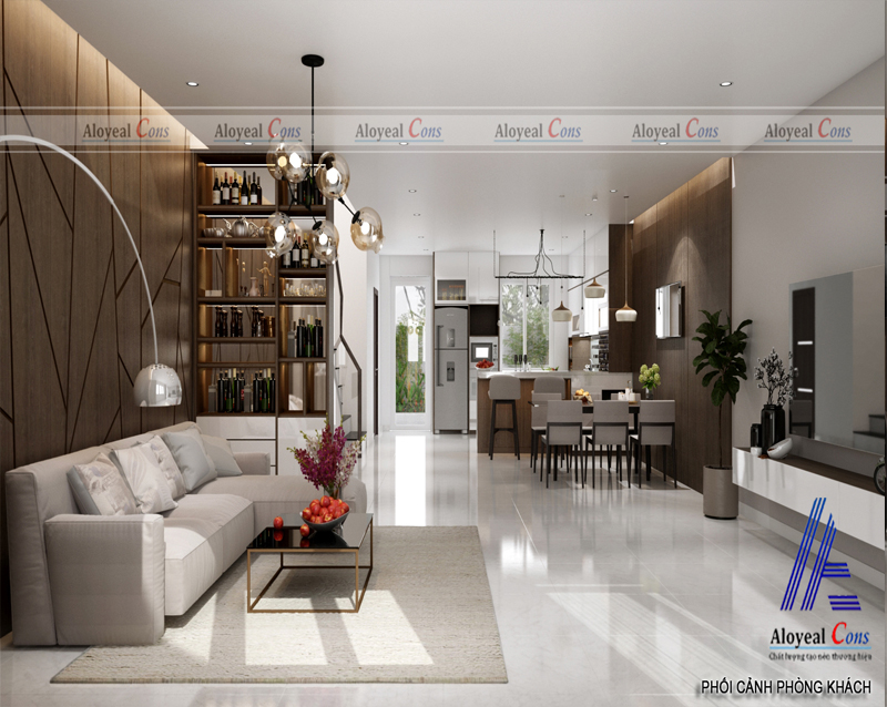 Thiết kế nội thất chung cư Khang Điền - Aloyeal Cons
