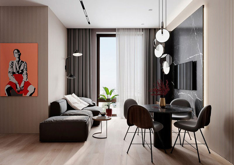 Thiết kế nội thất chung cư với phong cách tối giản